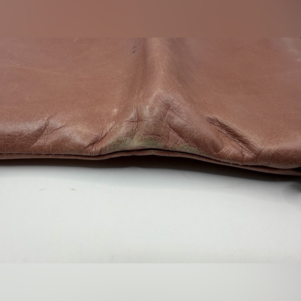 HOBO International Lauren clutch wallet pale pink leather vintage - Picture 9 of 10